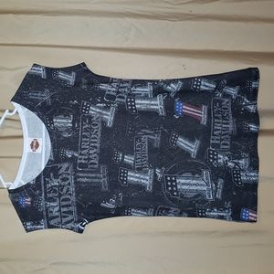 Harley Davidson cap sleeves t-shirt. Soft.